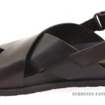 sandaal SandalsFactory  M6916 kruisband zwart 